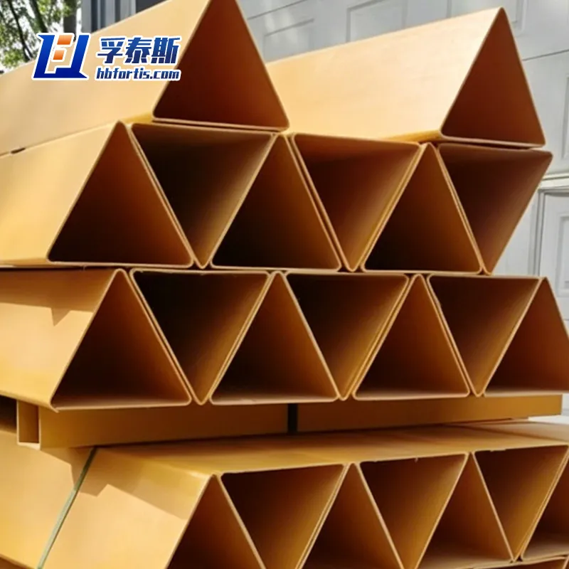 الألياف الزجاجية GFRP FRP Triangleq للبيئات الصناعية المسببة للتآكل. البيئات FT-T