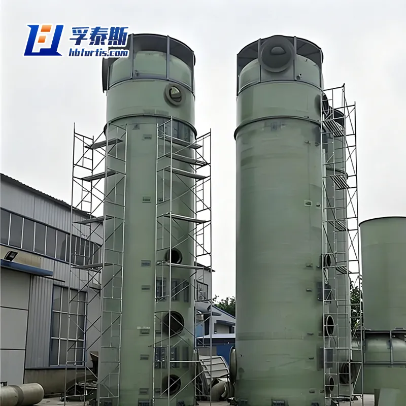 برج تنظيف الألياف الزجاجية GFRP FRP لأداة غسل الأحماض والأبخرة FT-ST3 إلى China Exporter