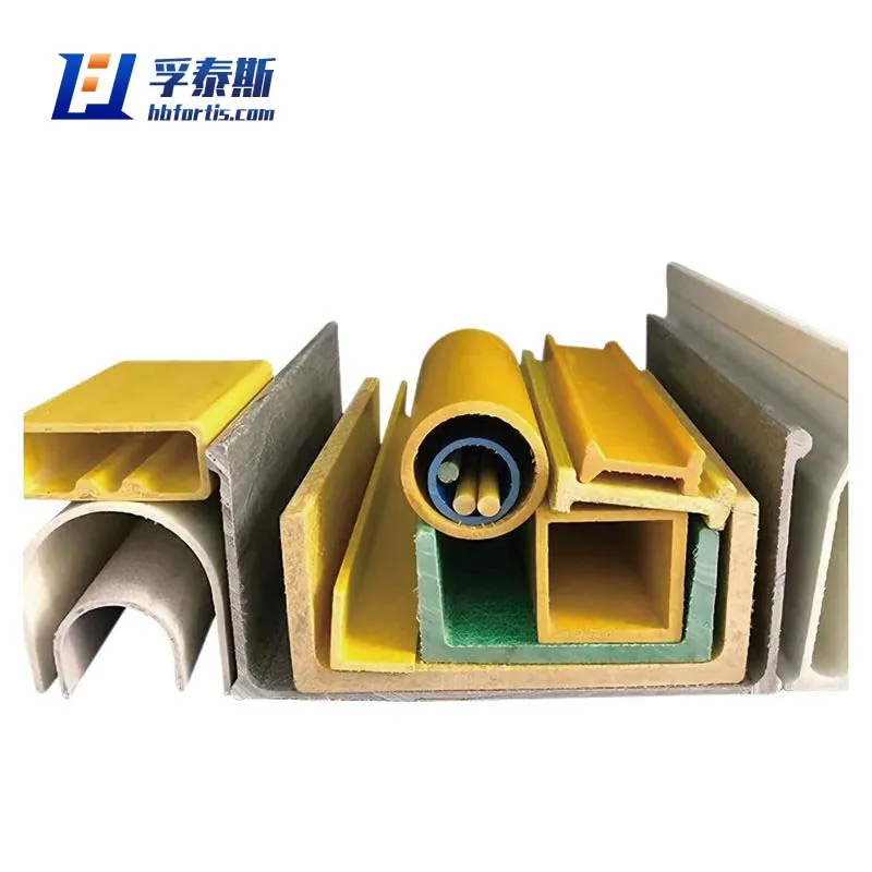 Fiberglass GFRP FRP Pultruded Profiles for Bridge Railings UV-Resistant