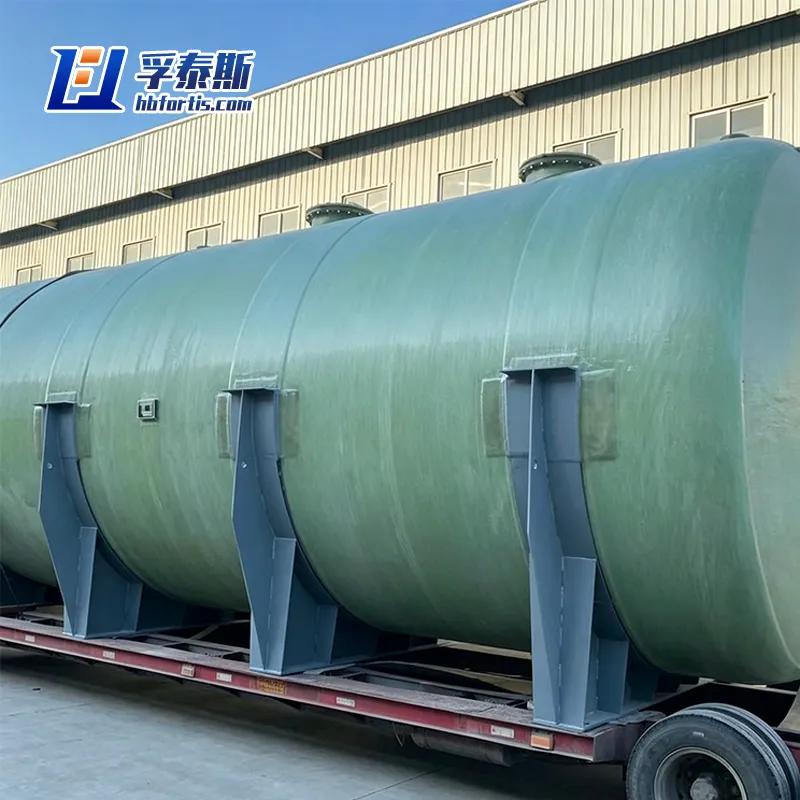 GFRP Horizontal Storage Tank Supplier for Underground Fuel & Chemical FT-HST40c